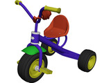 Childs Bike 3D Model preview