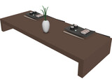China Table 3D Model preview
