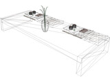 China Table 3D Model
