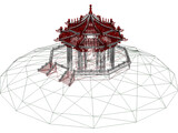 Chinese Building 3D Model