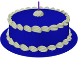 Chocolate Cake 3D Model