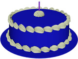 Chocolate Cake 3D Model