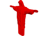 Christ Statue in Rio 3D Model preview