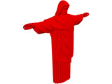 Christ Statue in Rio 3D Model