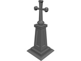 Christian Cross 3D Model preview