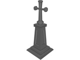 Christian Cross 3D Model