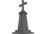 Christian Cross 3D Model