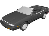 Chrysler Lebaron Convertible (1993) 3D Model preview