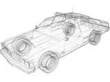 Chrysler LeBaron Police Cruiser 3D Model