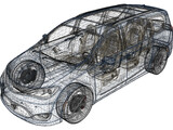 Chrysler Pacifica (2017) 3D Model