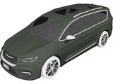 Chrysler Pacifica (2022) 3D Model preview