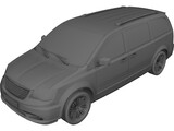 Chrysler Town and Country (2012) 3D Model preview