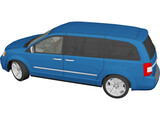 Chrysler Town and Country (2013) 3D Model preview