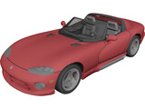 Chrysler Viper RT10 3D Model preview