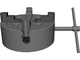 Chuck Precision 4-Jaw 3D Model preview