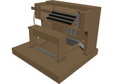 Church Organ 3D Model preview