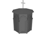Church Tower 3D Model