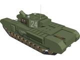 Churchill AVRE 3D Model preview