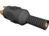 Cinch Connector 3D Model preview