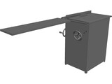 Circular Saw Table 3D Model preview