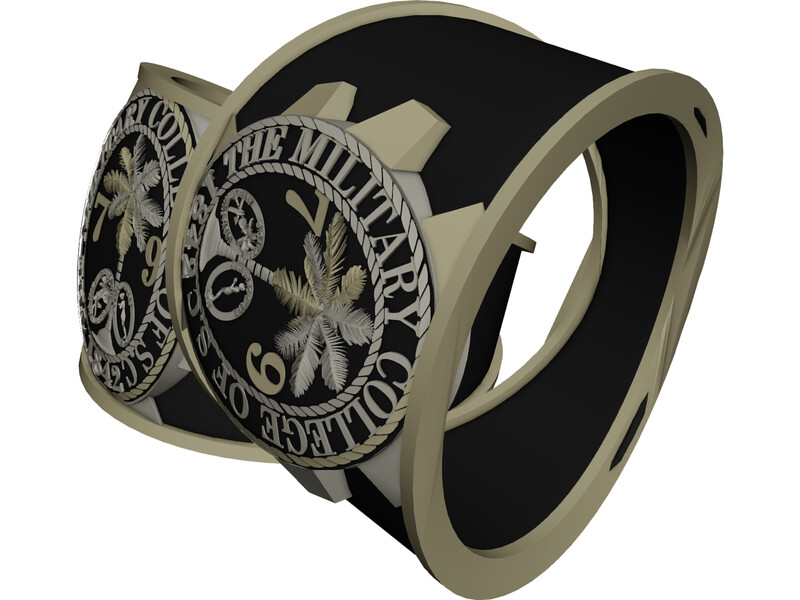 Citadel School Ring 3D Model