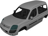 Citroen Berlingo Body 3D Model preview