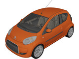 Citroen C1 (2010) 3D Model preview
