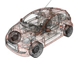 Citroen C1 (2010) 3D Model