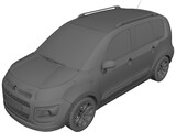 Citroen C3 Picasso (2013) 3D Model preview