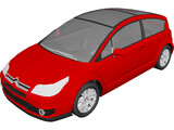 Citroen C4 2.0i VTR 3D Model preview