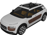 Citroen C4 Cactus (2015) 3D Model preview