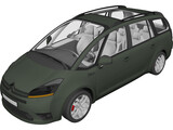 Citroen C4 Picasso (2006) 3D Model preview