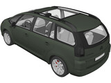 Citroen C4 Picasso (2006) 3D Model