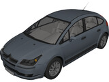 Citroen C4 3D Model preview