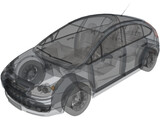 Citroen C4 3D Model
