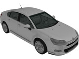 Citroen C5 Saloon (2011) 3D Model
