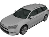 Citroen C5 Tourer (2011) 3D Model preview