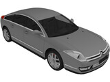 Citroen C6 (2009) 3D Model