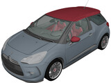 Citroen DS3 Sport (2011) 3D Model preview