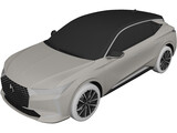 Citroen DS4 (2021) 3D Model preview