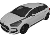 Citroen DS5 (2012) 3D Model preview