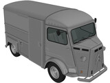 Citroen H Van (1980) 3D Model