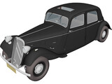 Citroen Traction Avant (1954) 3D Model preview
