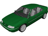 Citroen Xantia (2001) 3D Model preview