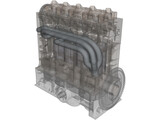 Citroen/Peugeot Engine 3D Model