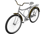 City Bicycle 3D Model preview