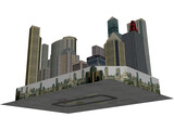 City Block 3D Model