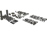 City Buildings Set 3D Model preview