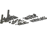 City Buildings Set 3D Model