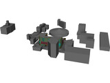 City Center Square 3D Model preview
